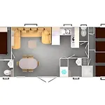Mobil-home - Clim, Tv, Ll - Les Dunes De Contis 4 Etoiles - Mh-a028